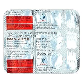 jusdap 10|JODAPA M 10/500 Tablet 15's .